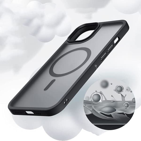 Tech-Protect iPhone 13 Kuori Magmat MagSafe Mattamusta
