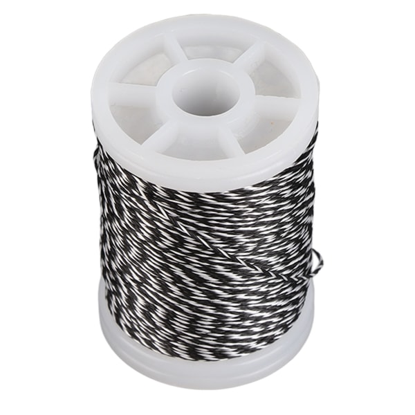 Sløjfe-serveringstråd Slidstærk polyethylen-buestreng til buet bue kompositbue hvid og sort