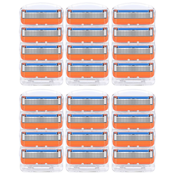 4-pack - 52 Rakblad för Män med Kompatibla Blad för Fusion 5 8-pack 8 pack