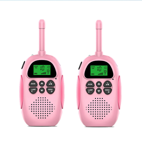 Walkie talkie för barn, 2-pack laddningsbara walkie talkies, 16 kanals radioleksaker för pojkar, flickor, utomhusäventyr, camping
