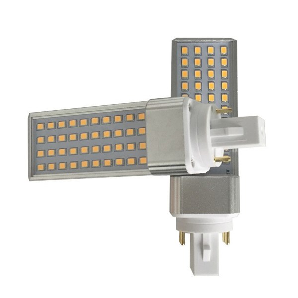 G24 LED-korvauslamppu valkoinen kotelo, lämmin valkoinen, 8,0 W 265,00 V