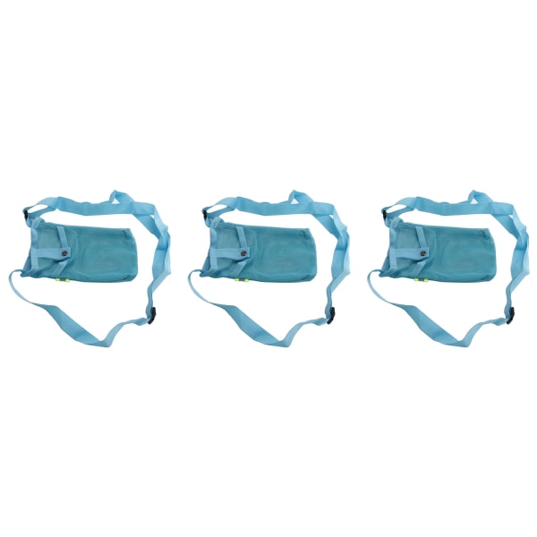 3kpl vesipullotelineen kantohihna säädettävällä olkahihnalla laukkuhihna urheilusalille vaellus retkeilykävelylle vaaleansininen