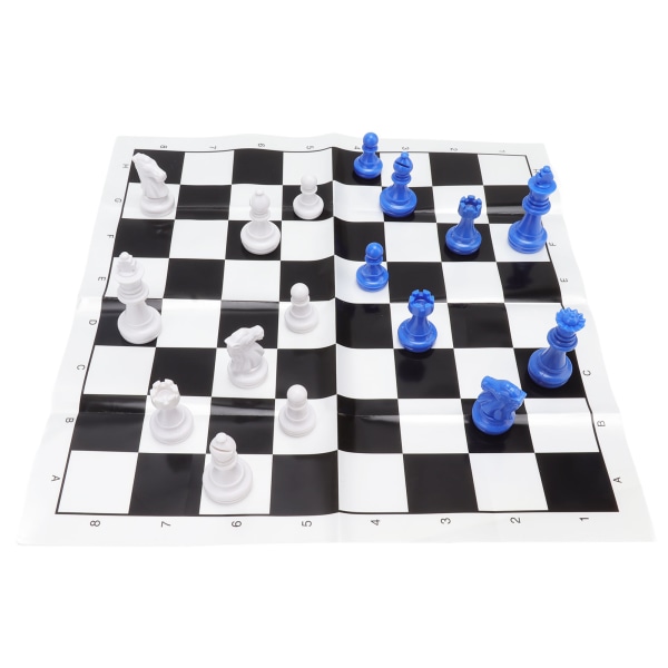 Internationellt set Slitstarkt internationellt schackbrädeset med set för familjefestresor Green Box