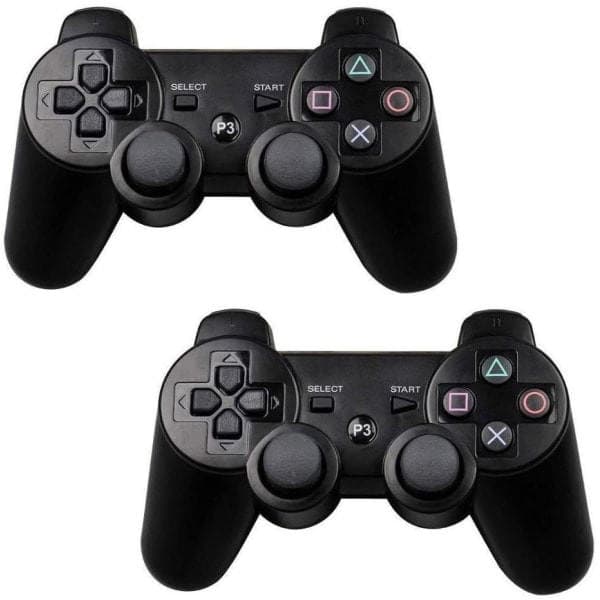 Trådlösa PS3-kontroller Svart