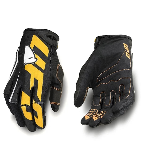 FASTGOOSE UFO Motocrosshandsker 12 farver MTB-handsker BMX ATV MTB Off Road Motorcykelhandsker Mountainbike Cykelridehandsker Gul Yellow S