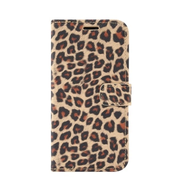 iPhone 12 / 12 Pro Pung Etui Leopard - Brun Brun