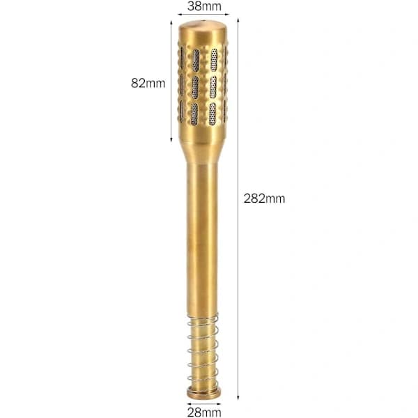 Moxibustion Stick, Bærbar Messingrulle Moxa Brennende Stick