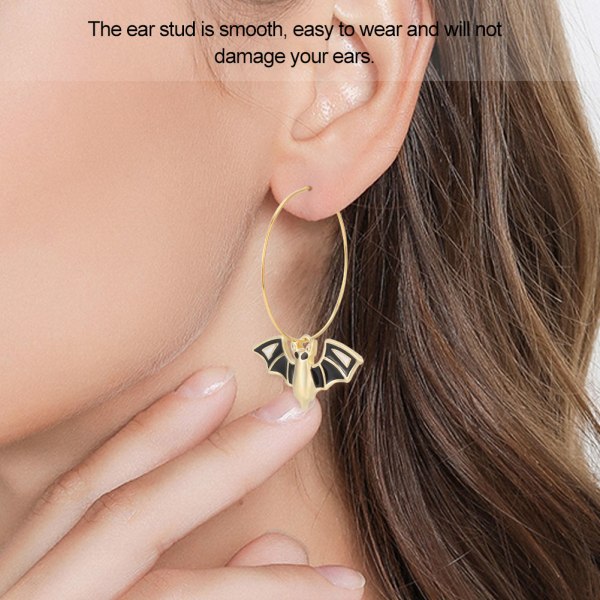 2 par Halloween stil kvinder søde mode øreringe ørestuds tilbehør smykker