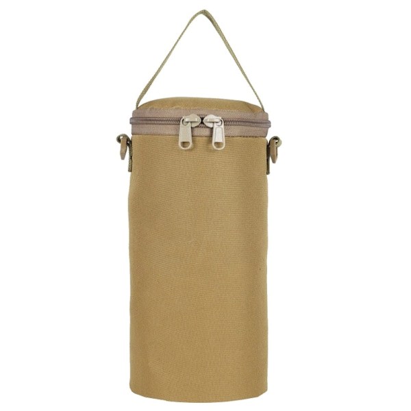 Utendørs camping piknik gass tank oppbevaringsveske Beskyttelse for etui Bærbar vannflaske beskyttelse Lykt oppbevaringspose Large Black