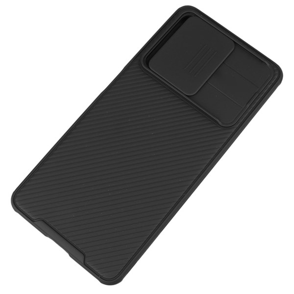 Etui til Redmi Note 12 Pro 5G TPU PC Slide Lens Kamera Cover Beskyttelse Stødsikkert Telefon Cover til Rejse Daglig Brug Sort