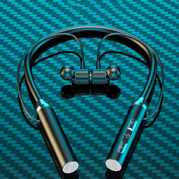 Trådlös hängande hals Bluetooth -hörlurar Sports In Ear-hörlurar