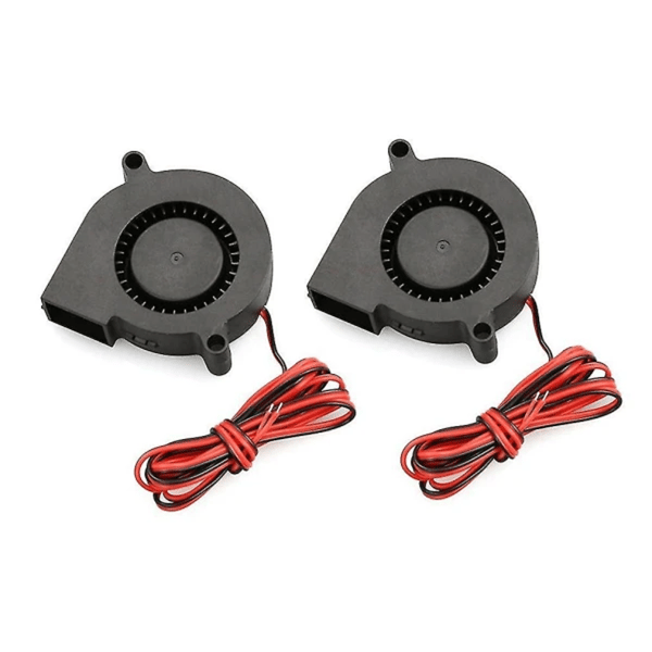 2 stk Mini Køleblæser 5015 DC 12V til 3D-printer