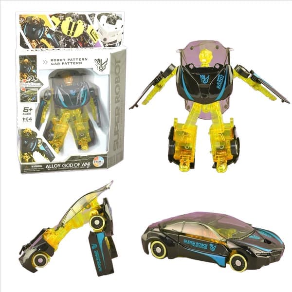 Leksaksbil Transformer Robotbil - 1:64 skala