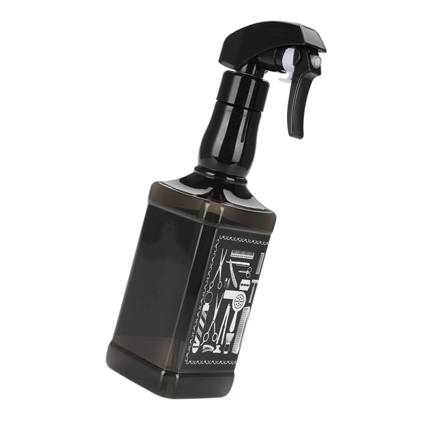 500ml plastik frisør sprayflaske Salon Barber Hårværktøj Vandsprøjte (sort)