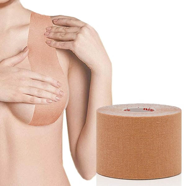Push-up brysttejp Bröstlyft självhäftande tejp Lyft opp osynlig one size