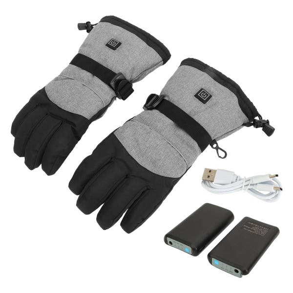 1 par varmehansker Smart batteridrevne vintervarme hansker for utendørs klatring Fottur Sykling Ski