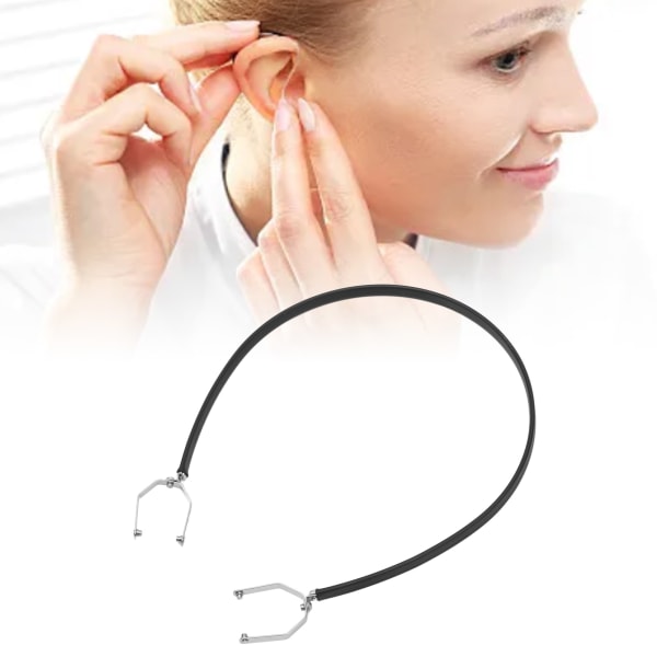 Knogleleder Pandebånd Metal Letvægts lavt tabs lydforstærker Bærehjælpemiddel til hørehæmmede