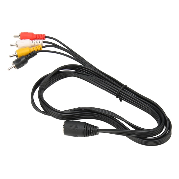 5-pinners DIN til 4 RCA-kabel hunn til hann Plug and Play lydadapterledning for CD-forsterker høyttaler 4,9 fot