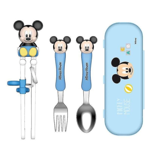 Disney ätpinnar för träning för barn Minnie Mickey Set