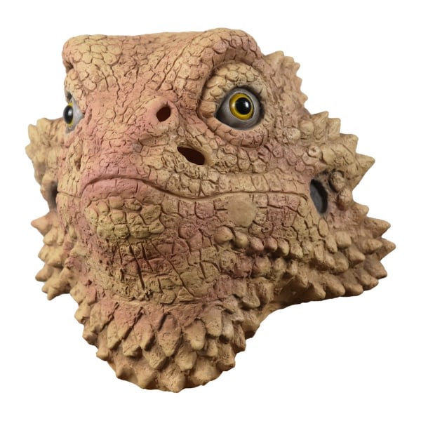 Lizard Mask Cover Latex Päähineet Halloween kostymmask cm 30