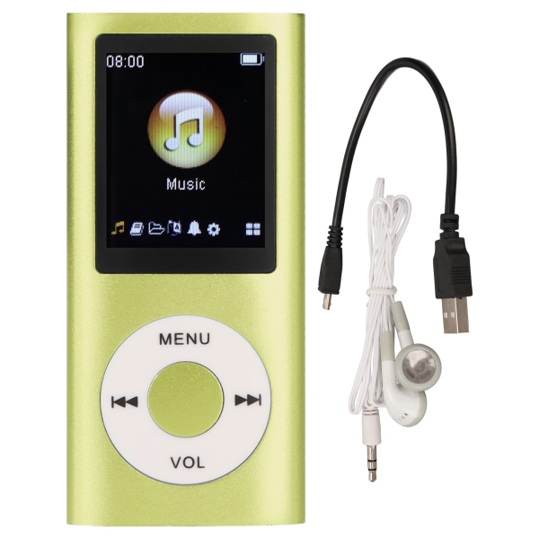 MP3-spelare Snygg multifunktionellt förlustfritt ljud Smal 1,8 tums LCD-skärm Bärbar MP3-musikspelare