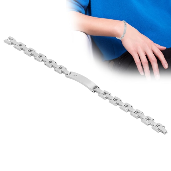 Magnetisk terapi for kvinner Armbånd Utmattelseshjelp Hjelp Søvnarmbånd Smykker 21 x 1 cm