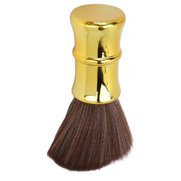 Barber Neck Duster Brush Blødt hår galvaniseringsproces Barber Brush Neck Duster til Frisørsalon Golden