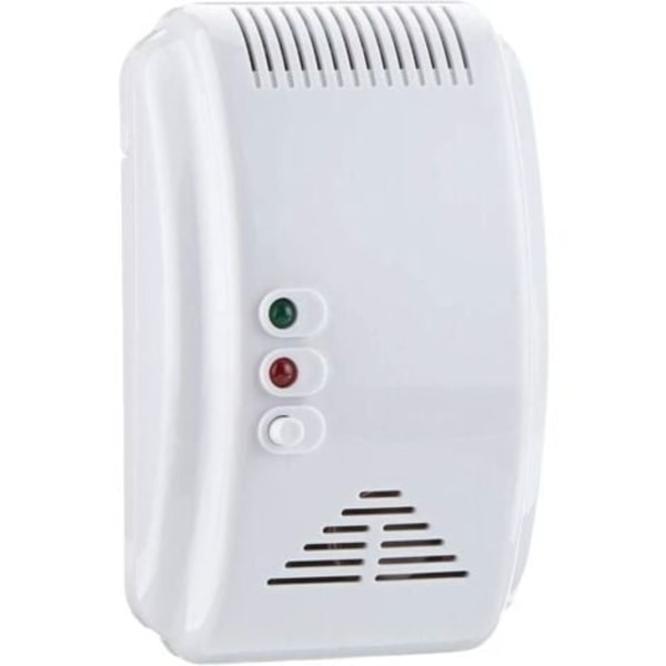 Detektor för naturgas och sövande gaser (Vit) 115x75x35mm 220V,.pa