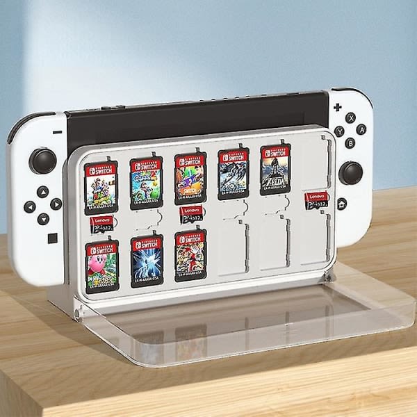 För Nintendo Switch Oled Host Game Base Protection Cassette Cover Perifera tillbehör Xingx cabi