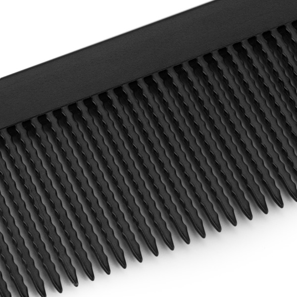 Profesjonell Salong Wave Tooth Hair Combs Frisør Styling Barber Stylist Tool Black