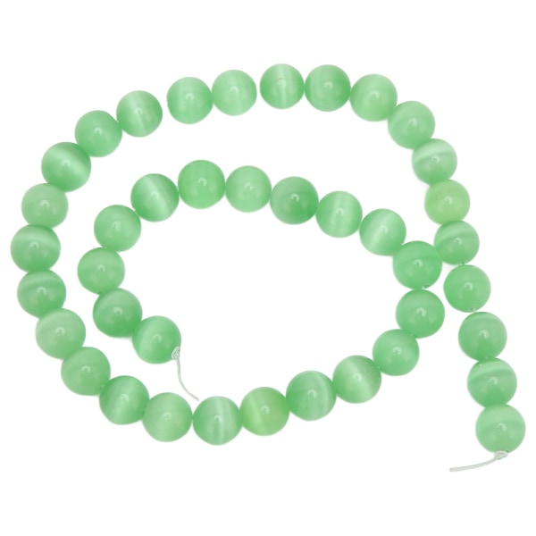 10 mm smykker gør-det-selv stenperle Delikat halskæde Armbånd Håndværk Perler til smykkebutikLysegrøn