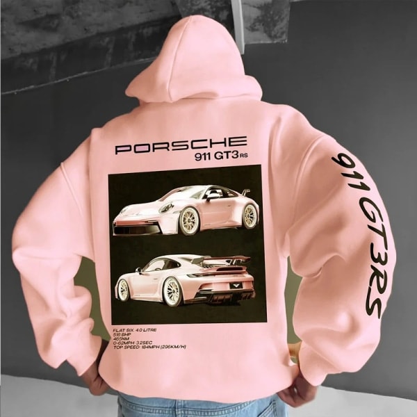 Setcar Porsche911 - print til mænd Modetrøje med hætte til mænd og kvinder Farve1 2XL Color1 2XL