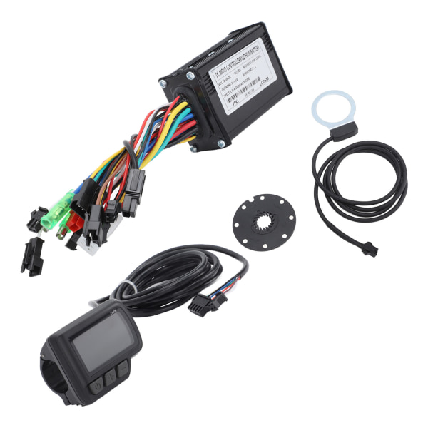 Cykel Lithium Battery Conversion Kit FT 8C Magnetic Point 109R Throttle EN06 LCD Display 17A Cykel 3 Mode Controller Kit för cykelreparation