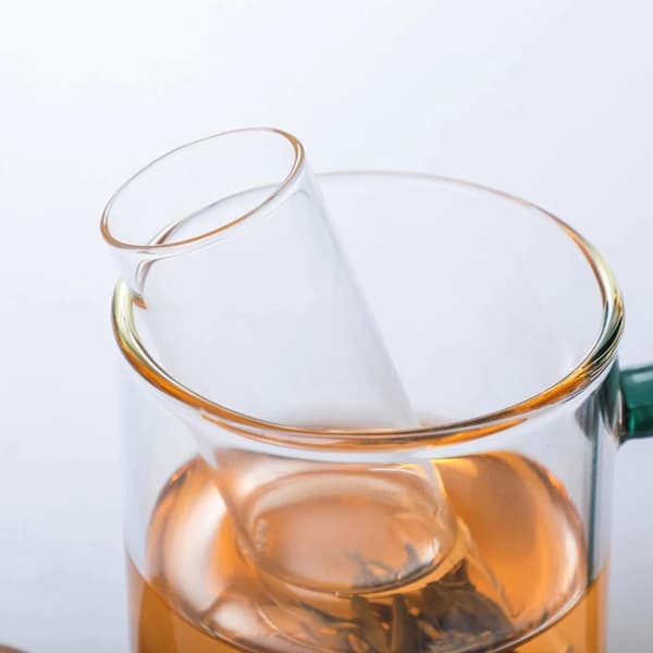 Varmebestandig te-si af glas