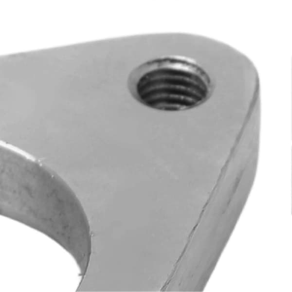 Eksosflens 38mm Rustfritt Stål 2 Bolt Ekstern Wastegate Flens Universal Passform for Biler