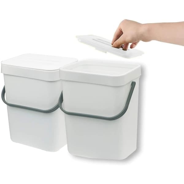 1,3 Gallons Kompostbehållare, 1-pack Liten Kompostbehållare