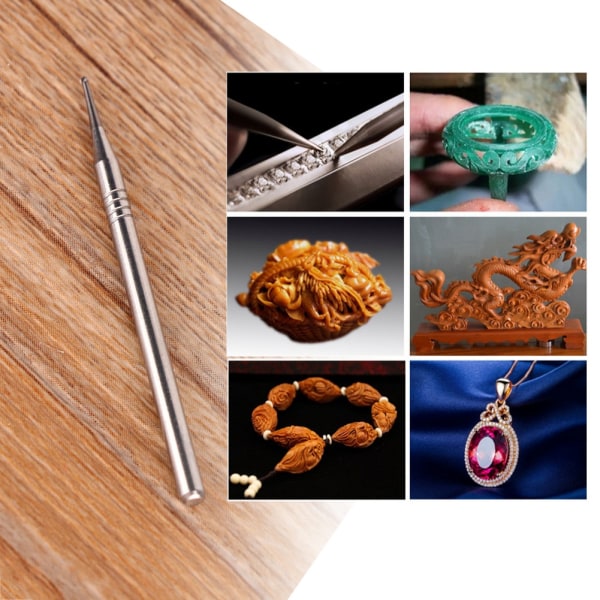 Tungsten Stål Jade Gravør Smykker Træudskæring Skæreværktøj DIY tilbehør (1 mm)