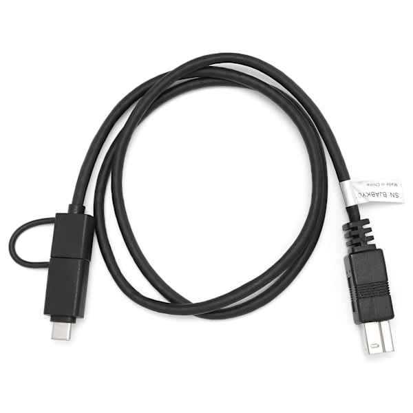 MAIWO KY01 Printerkabel Højhastigheds TypeC Link A Han til B Han 2 i 1 Mobil Harddiskdatalinje