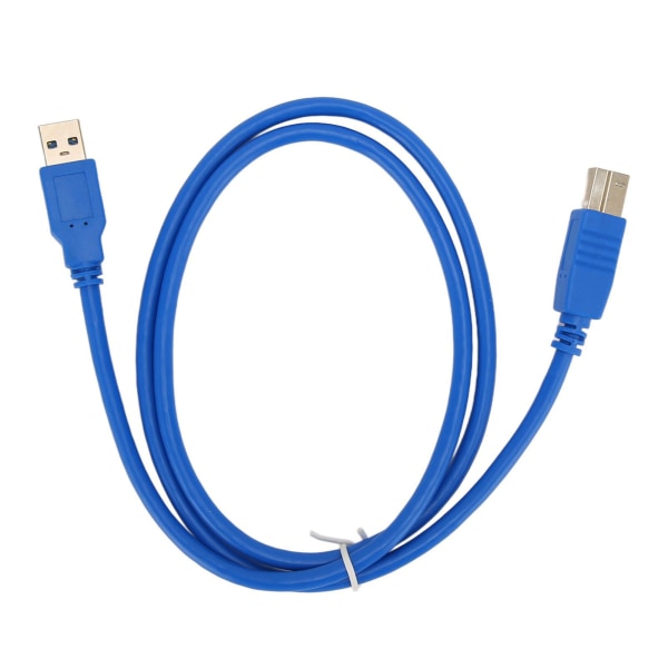 USB3.0 skrivardatakabel hane till hane USB A till B Överföringssladd Fyrkantig port Hög hastighet 1 meter