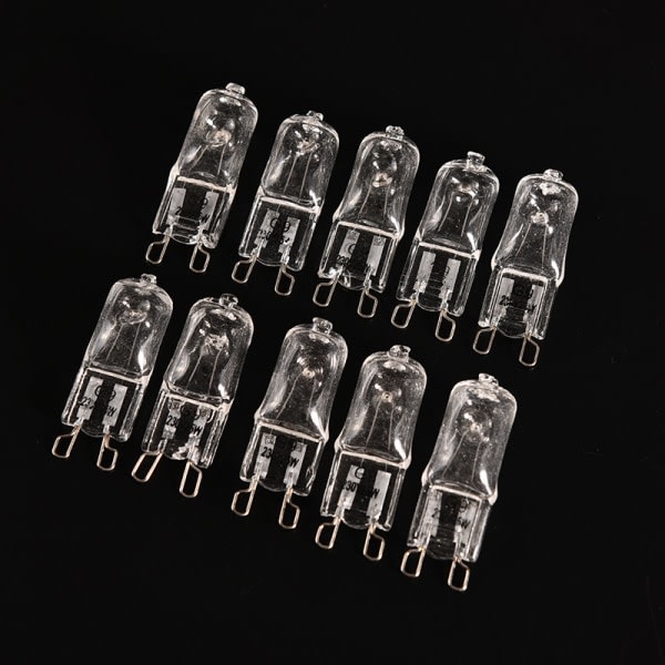 10X G9 Halogen Varmvit Kontorskapsel Glödlampa Lampa 25W 23