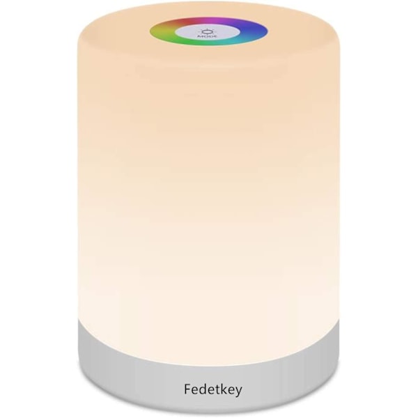 LED-bordslampa med touchkontroll, uppladdningsbar och smart