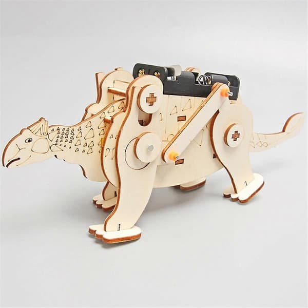 DIY Ankylosaurus Dinosauriekonstruktion Opfindelse Håndlavede Materialer Samling Dinosaurie Modelpuslespil Lear