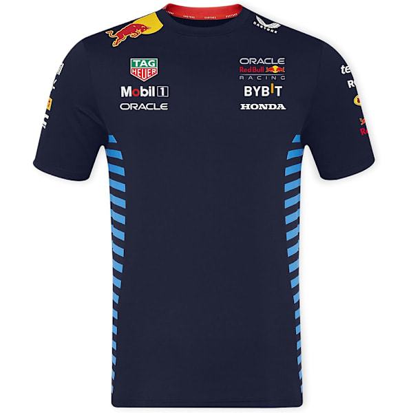 Herrarnas Red Bull Racing Kortärmad T-shirt Toppar 2024, Marinblå 3XL