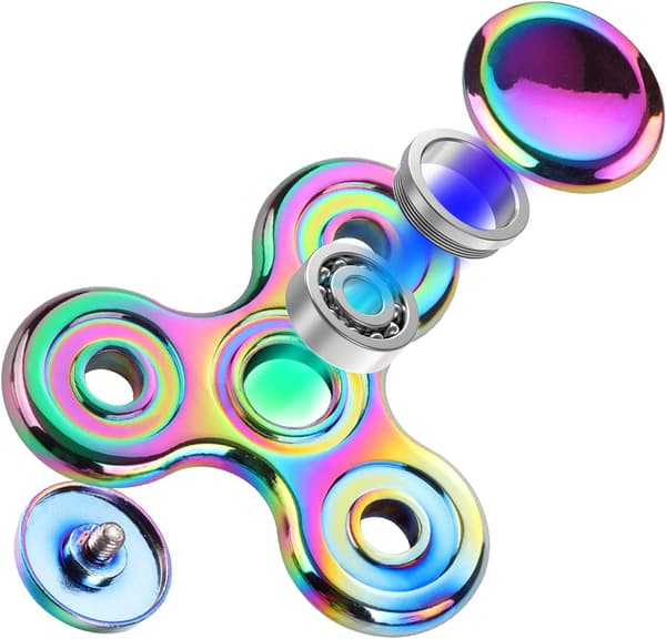 Fidget Spinner Fidget Lelu EDC Käsipyörittäjä Metalli Ruostumaton Teräs