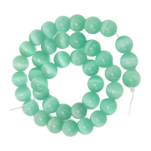 10 mm smykker DIY rund perle Utsøkt Elegant naturstein perle for armbånd Halskjede Making Grønn Blå