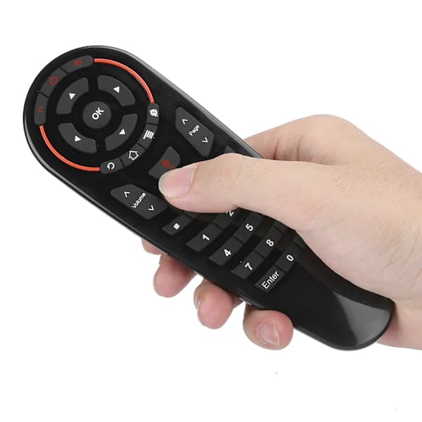 G30 Stemmestyrt Fjernkontroll 33 Taster for Android Datamaskin TV-boks Generelt med Bluetooth-mottaker