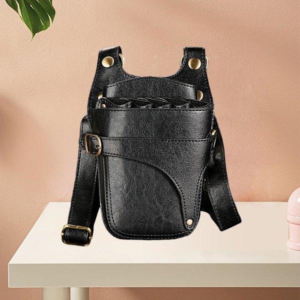 1/2/3 Frisör Saxhölster Hållare Väska Svart 7.5 x 5.5 x 1.6 Tum Black 7.5 x 5.5 x 1.6 Inch 1Set