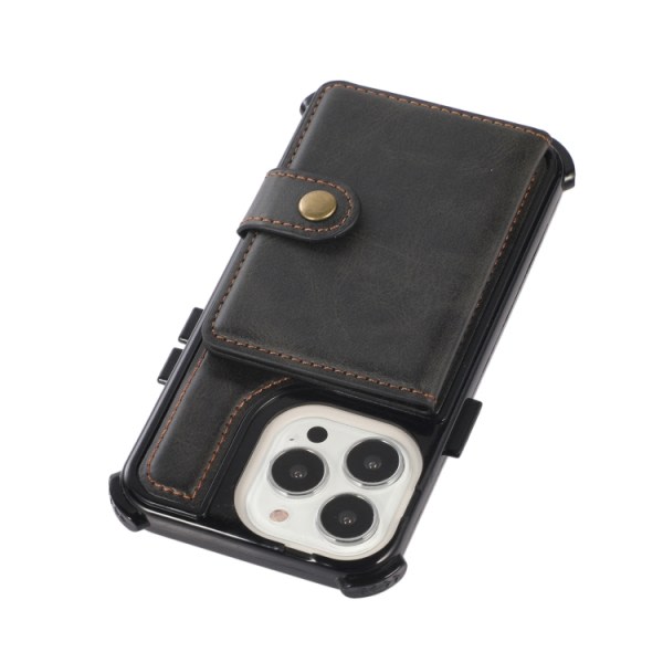 Plånbokskort phone case iPhone 11 Black