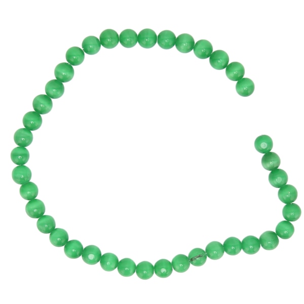 10 mm smykker gjør-det-selv-steinperler Delikat halskjede Armbånd Håndverk Lage perler til smykkebutikkMørkegrønn