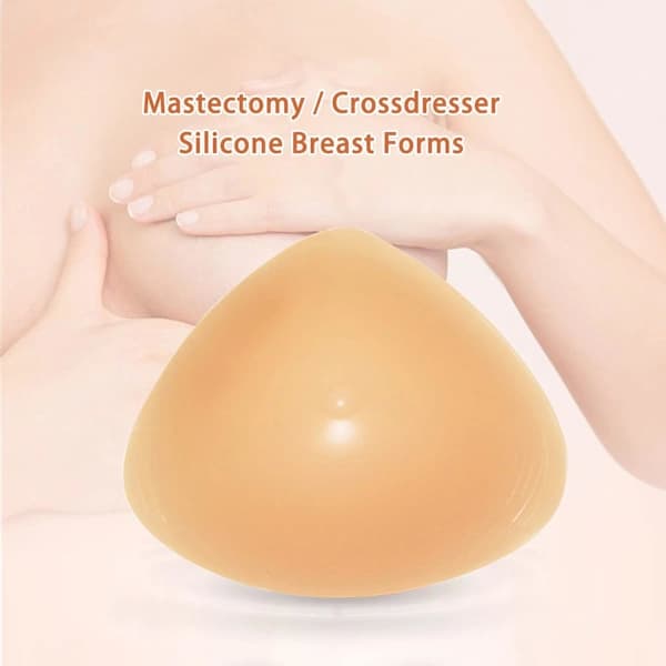 Silikonbrystprotese Mastektomiprotese Triangelform 450g 450g